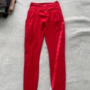 Bombshell sportswear red leggings